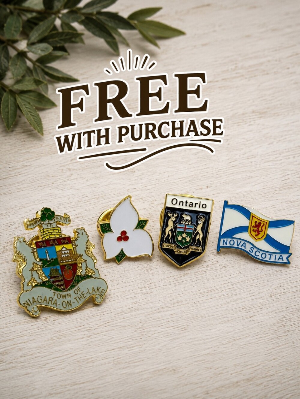 🇨🇦 Canadian Enamel Pin Set – FREE Add-On - Picture 1 of 10
